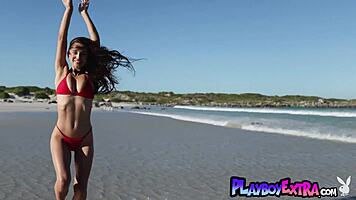 Gloria sol glamorous ukrainian teen poses naked on beach