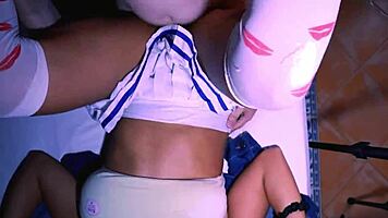 Shy petite latina orgasms wildly cheating with boyfriend's best friend