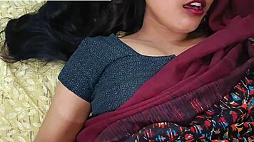 Desi Village Bhabhi Sneaks Dever for Fearful Doggystyle Cheating on Phone Hindi Audio