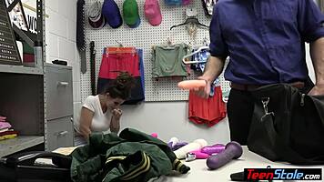 Cock Addict Teen Thief Services Officer Doggystyle