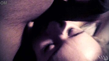 wow, check this intense blowjob ending in massive close-up facial cumshot on her pretty face