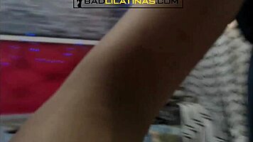Big Booty Latina Shakes During Intense Workout