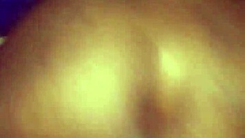 Skinny ebony favela amateur rides huge cock bent over creampie on ass