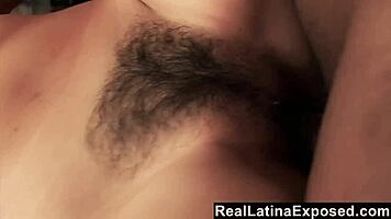 Latina Brunette Spreads Big Ass for Neighbor's Monster Black Cock