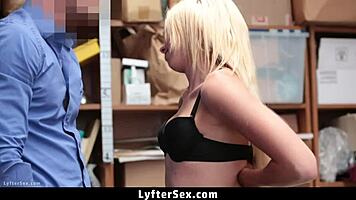 lp officer spots suspect teen shoplifter and offers sneaky deal for freedom in backroom lyftersex action