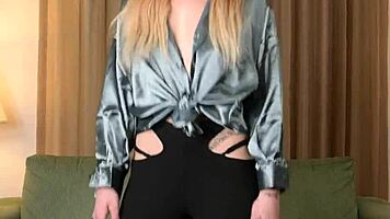 Hazel Ash Yoga Pants Photoshoot Tease