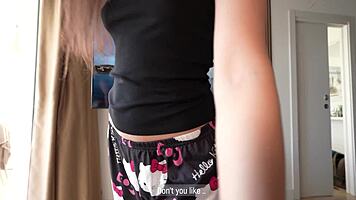 cheating with hot glasses babe ended in deep creampie