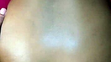 Cumming deep in hairy tight girlfriend's ass after wild anal
