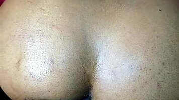 Cumming deep in hairy tight girlfriend's ass after wild anal