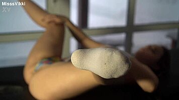 Hey neighbor, wanna see my sheer yoga body's homemade tease?