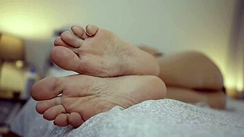 she dominates feet cream dream cum humiliation spit toes!