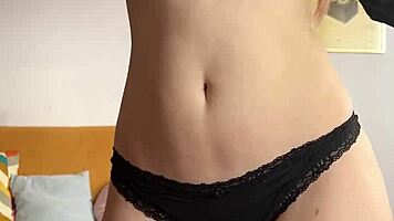 Petite Maiskii Fingers Wet Shaved Pussy Masturbating