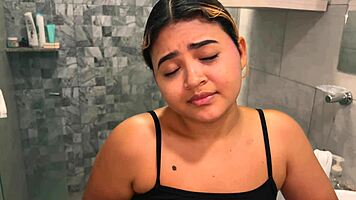 latina with small tits big ass fucks stepbro roughly