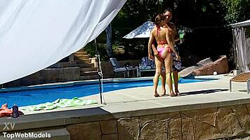 Lexi Bloom Bound Poolside Facial!