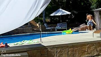 Lexi Bloom Bound Poolside Facial!