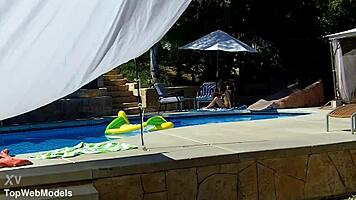 Lexi Bloom Bound Poolside Facial!