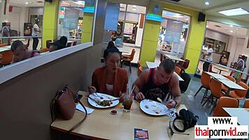 big white cock destroys busty thai girlfriend's tight amateur hole!