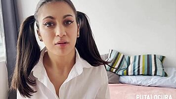 Zorra student francesca palma offers wet pussy to keep her naughty french exchange secret