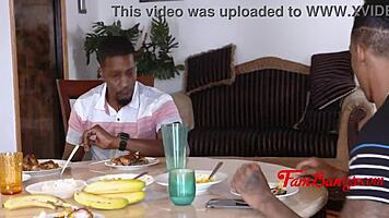 Adriana Maya and Misty Stone dive into a wild ebony GROUP BANG with throbbing MONSTER COCKS pounding their BIG ASSES and TITS