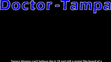 dr tampa's virginity clinic treats serena morgan's tight hole