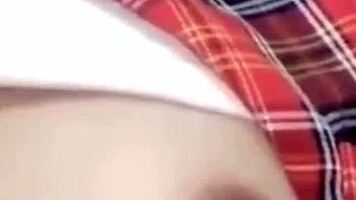 Schoolbound teen slut craves passionate anal creampie first thing