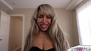 after the divorce these stepsiblings explode into HUGE COCK interracial FUCKING with deepthroat and sloppy CUMSWAP