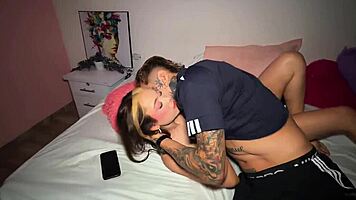 venezuelan hottie caught watching PORNO so i choke gag and DOGGYSTYLE her tight PUSSY in sloppy MISSIONARY finish