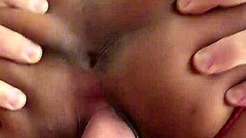 Skinny tattooed Latina facialed by old bull cuckolding boyfriend