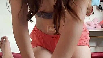 Kinky latina sub roleplay induces ejaculation blue eyes