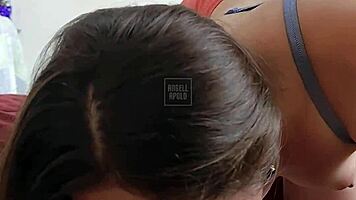 Kinky latina sub roleplay induces ejaculation blue eyes