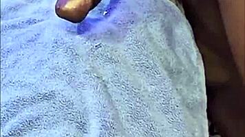 Big Black Cock Explodes in Sexy Solo Outdoor Masturbation Frenzy