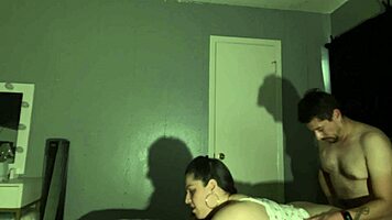 amateur wife alicia rides hubby cock cowgirl in bedroom lingerie
