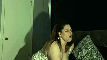 amateur wife alicia rides hubby cock cowgirl in bedroom lingerie