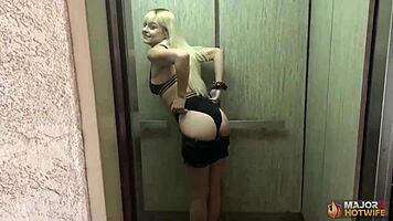 Petite Blonde Coed's Pussy Wrecked by Massive Black Cock!