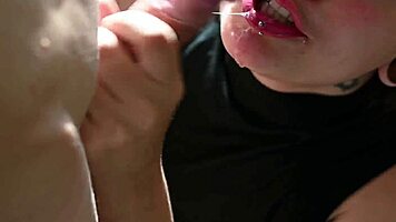 muscular bodybuilder daddy finds tattooed petite latina babysitter after party breakfast surprise