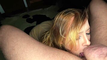 petite blonde latina deepthroats rimjobs balls in brain-melting pov