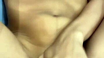 horny latina babe masturbates juicy pussy until she cums