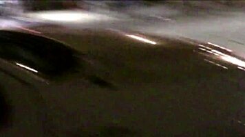 hey street brunette with huge natural tits blows me in car