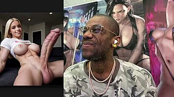 oh god, watch this trans milf cum hands-free from huge toy anal