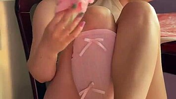 WOW! PETITE REDHEAD'S HAIRY FEET, ARMPITS, BELLY AND BIG ASS EXPOSED!