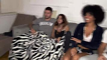 Bold Interracial Swinger Wife Shared Orgy Domination