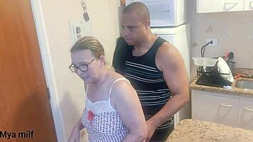 Naked Chores Tempt Huge Cock Reveal!