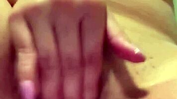 petite asian cutie fingers wet creamy pussy to double squirting orgasm frenzy