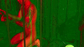 My milf dominatrix yanks my harness forcing deep pussy fuck