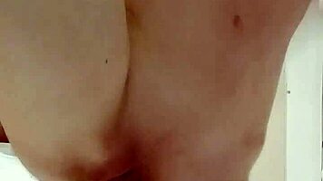 Petite shaved small tits babe creams perfect hairless body smooth