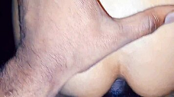 First Anal Experience with Intense Kissing and Boob Sucking