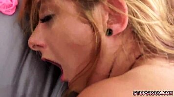 teen screams in hardcore orgasm during intense family-style competition