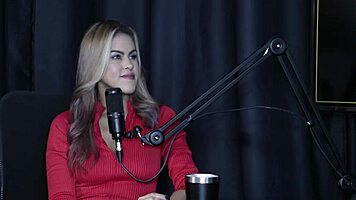transsexual sofie lollipop sheer red in sexy lingerie