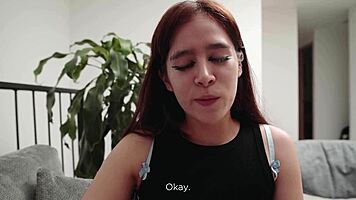 moaning colombian neighbor with skinny waist rides my big cock wildly