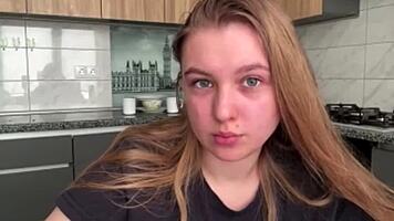 Jucielu's Early Morning Kitchen Masturbate Orgasm Intrigue